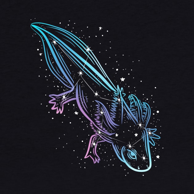 Axolotl constellation by absolemstudio